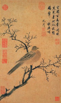 turtledove calling for rain Shen zhou Oil Paintings